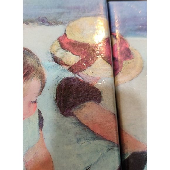 Vintage Mary Cassatt Photo Album Kids Playing on The Beach Holds 240 4x6 Photos - Picture 8 of 10